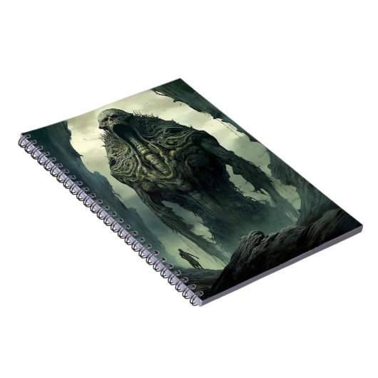 Alien Creature Sci-fi Horror Art Notizblock (Rechte Seite)