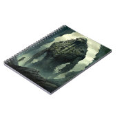 Alien Creature Sci-fi Horror Art Notizblock (Linke Seite)