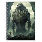 Alien Creature Sci-fi Horror Art Notizblock (Vorderseite)