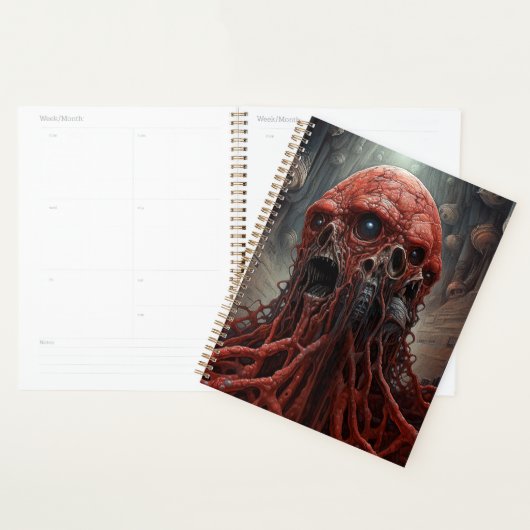 Alien Creature Sci-fi Horror Art Planer (Anzeige)