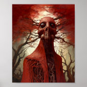 Alien Creature Sci-fi Horror Art Poster (Vorne)