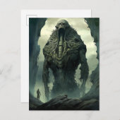 Alien Creature Sci-fi Horror Art Postkarte (Vorne/Hinten)