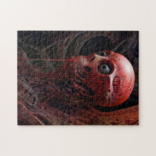 Alien Creature Sci-fi Horror Art Puzzle (Horizontal)