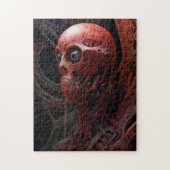 Alien Creature Sci-fi Horror Art Puzzle (Vertikal)