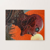 Alien Creature Sci-fi Horror Art Puzzle (Horizontal)