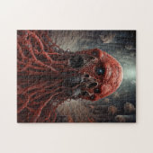 Alien Creature Sci-fi Horror Art Puzzle (Horizontal)