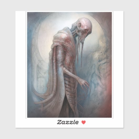 Alien Creature Science Fiction Aufkleber (Blatt)