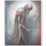 Alien Creature Science Fiction Aufkleber<br><div class="desc">Fantasy,  Sci-fi & Horror Art von The Lunarium.</div>