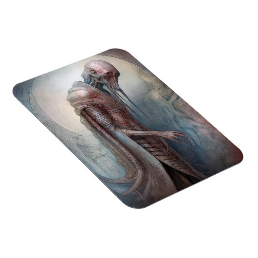 Alien Creature Science Fiction Magnet (Rechte Seite)
