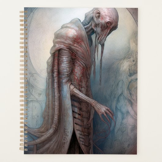 Alien Creature Science Fiction Planer (Vorderseite)