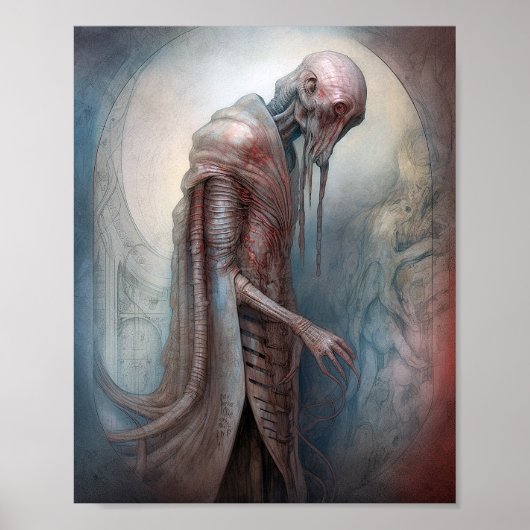 Alien Creature Science Fiction Poster (Vorne)