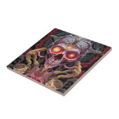 Alien Creature Surreal Horror Art Fliese (Seite)