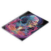 Alien Creature Surreal Horror Art Notizblock (Linke Seite)