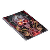 Alien Creature Surreal Horror Art Notizblock (Rechte Seite)