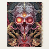 Alien Creature Surreal Horror Art Planer (Rückseite)