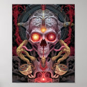 Alien Creature Surreal Horror Art Poster (Vorne)