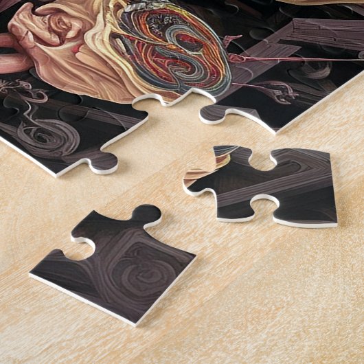 Alien Creature Surreal Horror Art Puzzle (Seite)