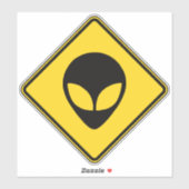 Alien Crossing Aufkleber (Blatt)