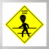 Alien Crossing Poster (Vorne)