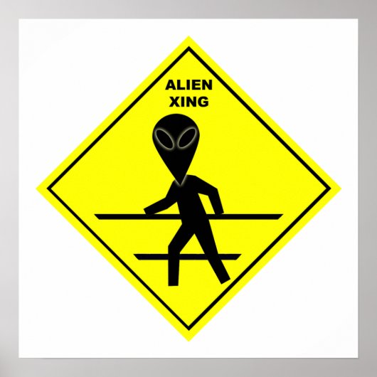 Alien Crossing Poster (Vorne)