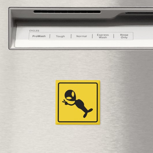 Alien Crossing Zone Magnet (In Situ (Geschirrspüler))