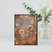 Alien Danse Macabre Postkarte (Stehend Vorderseite)