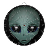 Alien Dartboard E.T. Coole Alien Geschenke ET Dart Dartscheibe (vorne)
