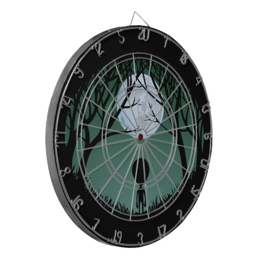 Alien Dartboard E.T. Coole Alien Gifts ET Dartboar Dartscheibe (Vorderseite Links)