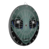 Alien Dartboard E.T. Coole Alien Gifts ET Dartboar Dartscheibe (Vorderseite Links)