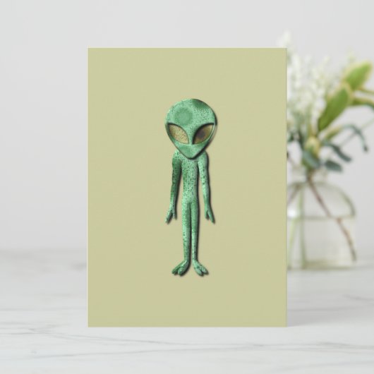Alien, das Einladung ist (Stehend Vorderseite)