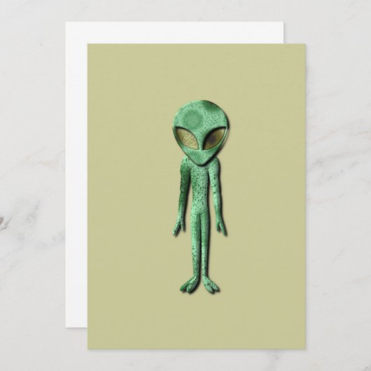 Alien, das Einladung ist (Vorne/Hinten)