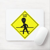 Alien, das Mousepad kreuzt (Mit Mouse)