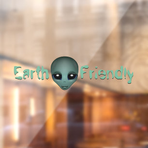 Alien Decal Custom Niedlich Alien Gray Window Clon Fensteraufkleber