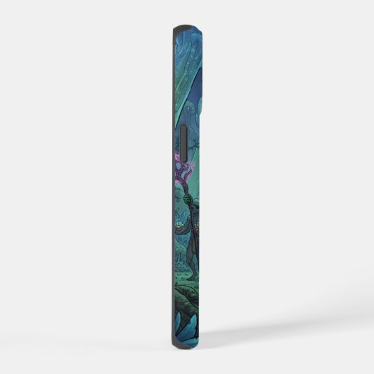 Alien Deep Sea Encounter iPhone 15 Hülle (Rechte Seite)