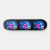 ALIEN der BLUE MONSTER Skateboard (Horizontal)