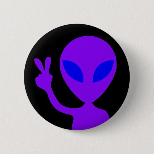 Alien der Friedenssicherung Button (Vorderseite)
