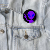 Alien der Friedenssicherung Button (Beispiel)