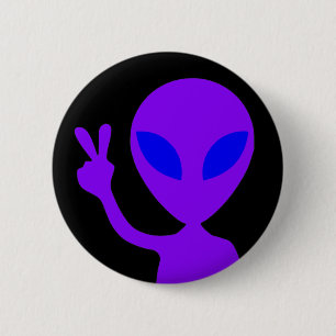Alien der Friedenssicherung Button