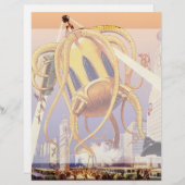 Alien der Vintagen Science Fiction (Vorne/Hinten)