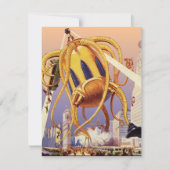 Alien der Vintagen Science Fiction (Vorderseite)