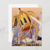 Alien der Vintagen Science Fiction (Vorne/Hinten)