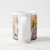 Alien der Vintagen Science Fiction Jumbo-Tasse (Rückseite)