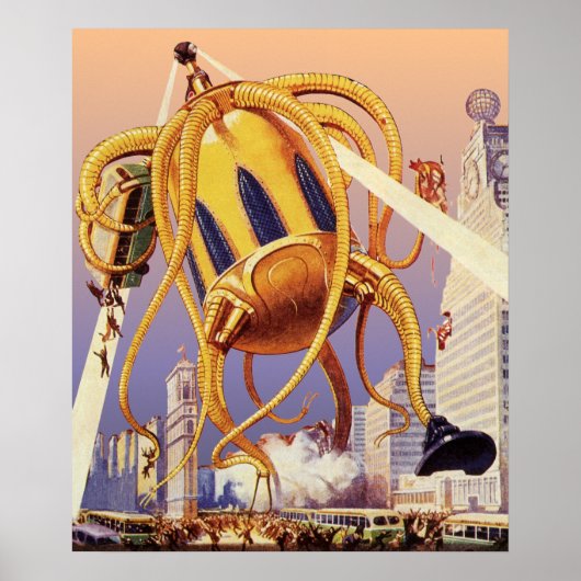Alien der Vintagen Science Fiction Poster (Vorne)