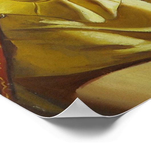 Alien der Vintagen Science Fiction Poster (Ecke)