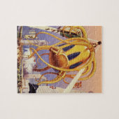 Alien der Vintagen Science Fiction Puzzle (Horizontal)