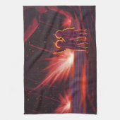 Alien der Vintagen Science Fiction Roter Planet Ex Handtuch (Vertikal)