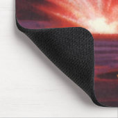 Alien der Vintagen Science Fiction Roter Planet Ex Mousepad (Ecke)
