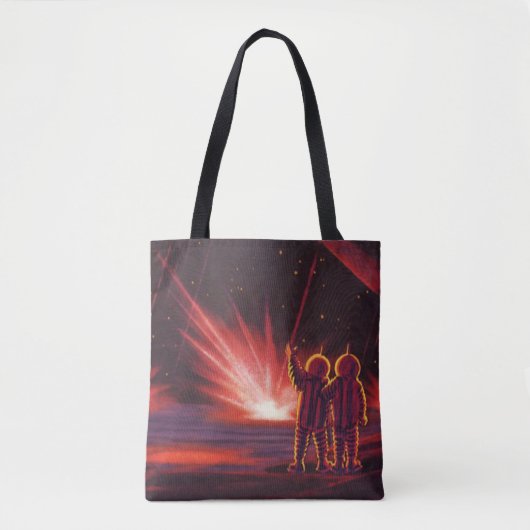 Alien der Vintagen Science Fiction Roter Planet Ex Tasche (Vorderseite)