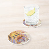 Alien der Vintagen Science Fiction Sandstein Untersetzer (Seite)