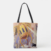 Alien der Vintagen Science Fiction Tasche (Rückseite)